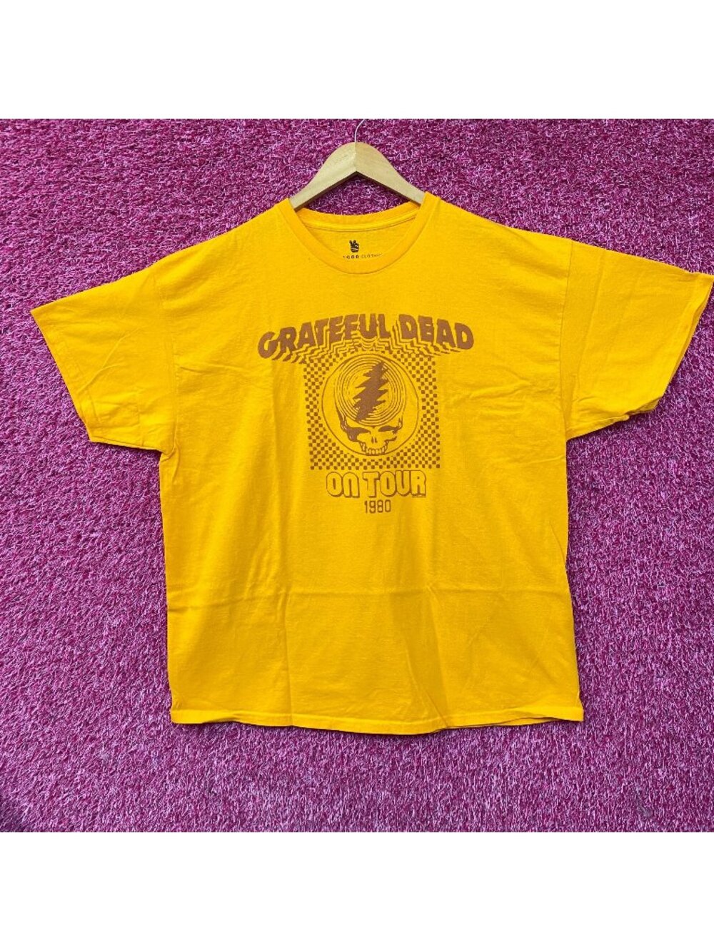 Grateful Dead On Tour 1980 Steal Your Face Logo Rock Band T-Shirt XL